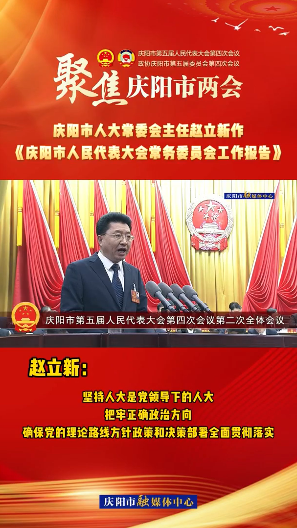 兩會(huì)V視(28)丨趙立新：堅(jiān)持人大是黨領(lǐng)導(dǎo)下的人大，把牢正確政治方向，確保黨的理論路線方針政策和決策部署全面貫徹落實(shí)