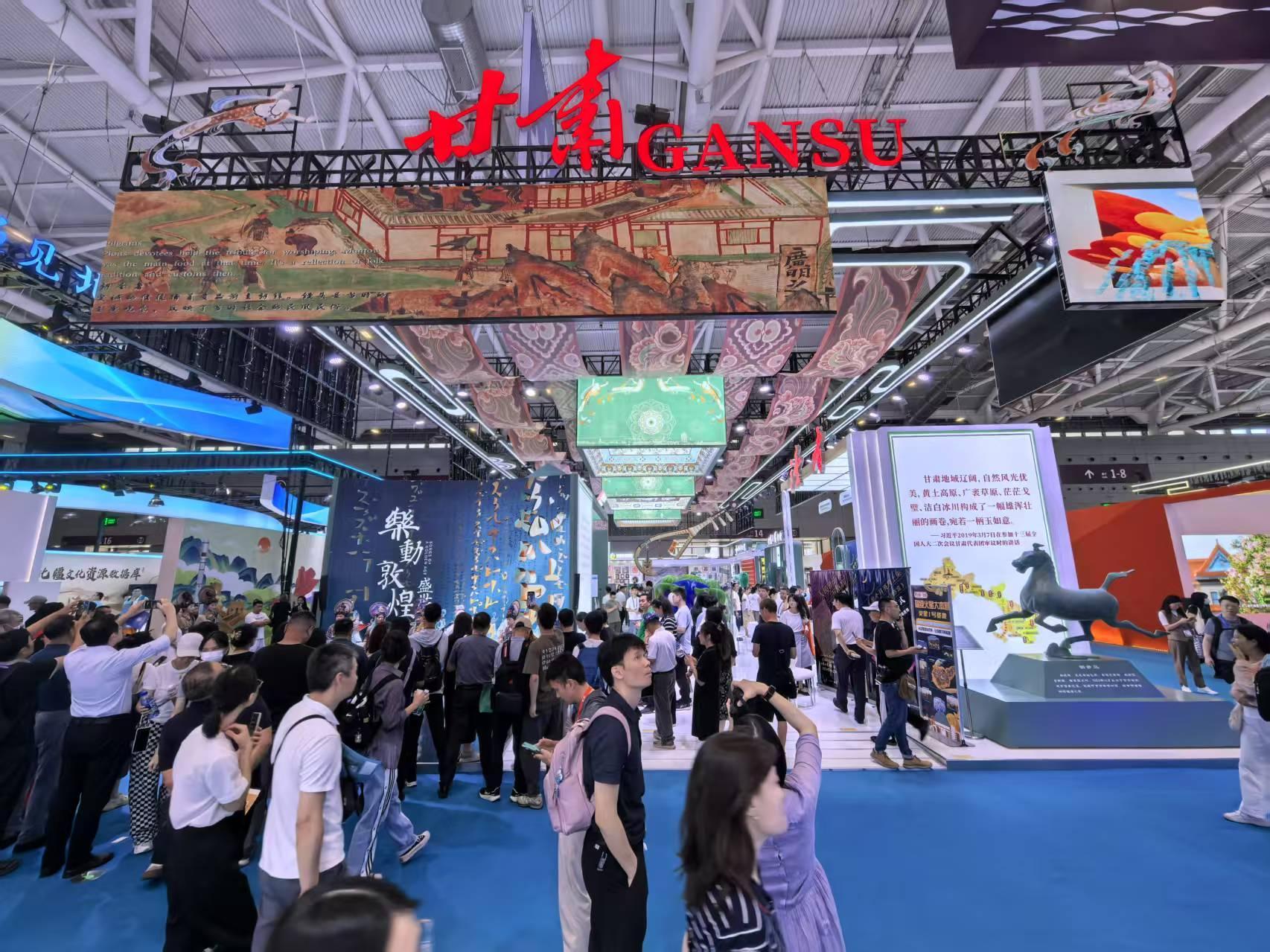 甘肅文化精品亮相第二十一屆文博會