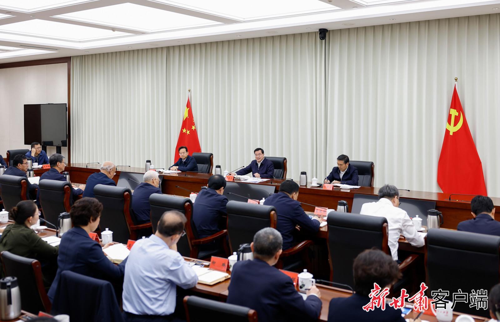 中共甘肅省委召開“深度挖掘歷史文化資源服務(wù)甘肅高質(zhì)量發(fā)展”專題協(xié)商座談會(huì) 胡昌升主持并講話