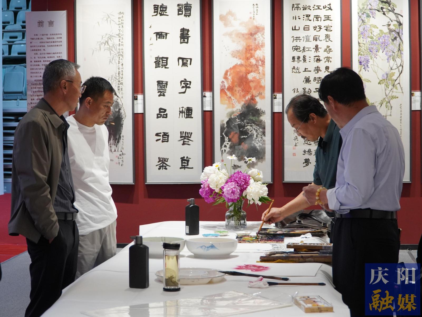 【香約慶陽 包容天下】書畫館：墨韻流淌間 隴原風(fēng)華現(xiàn)